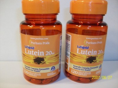 Lutein 20 mg with Zeaxanthin   120 Softgels (2 Pack)  Supports Eye Health