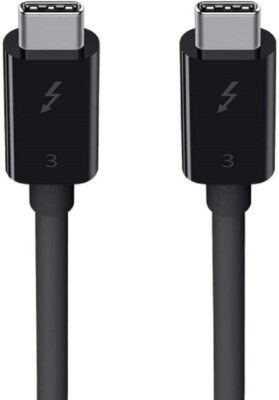 Thunderbolt 3 Cable (100W Thunderbolt Cable, USB-C to USB-C Cable), 2.6ft/0.8M, 