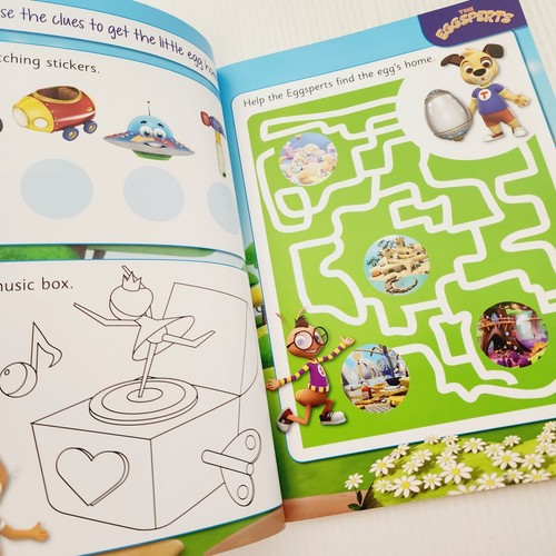 The Eggsperts Sticker Activity Book x2 Learn To Read Phonics Educational 3-5yrs - Picture 4 of 15