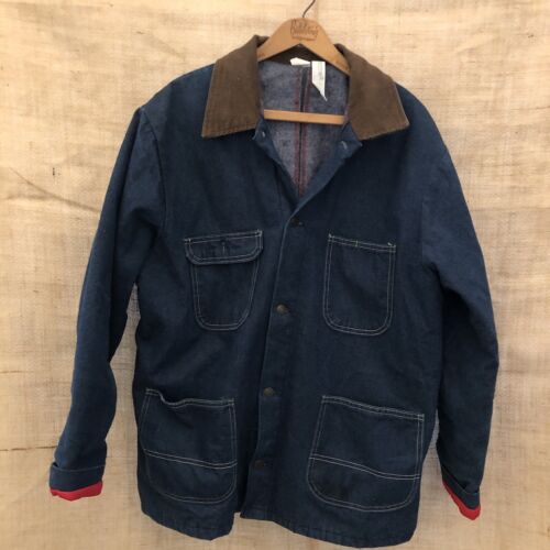 Vintage Key Imperial Blue Jean Denim Jacket Coat … - image 1