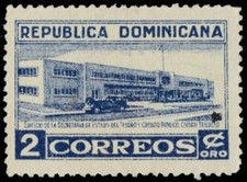 DOMINICAN REPUBLIC 454 - Architecture "Treasury Building" (pa7097)