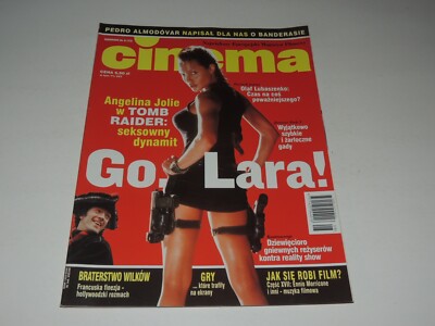 Cinema 8/2001 Polish magazine Angelina Jolie Jack Lemmon Penelope Cruz Bellucci