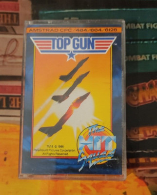 Top Gun (Ocean 1987) Amstrad CPC (Tape, Box, Manual) classic 8 bit works