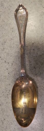 Soldiers and Sailors Monument  Indianapolis, IND IN Sterling Souvenir Spoon - Picture 1 of 3