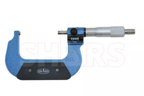 Shars 2 -  3" Digit Outside Micrometer .0001" Ratchet Thimble New P}