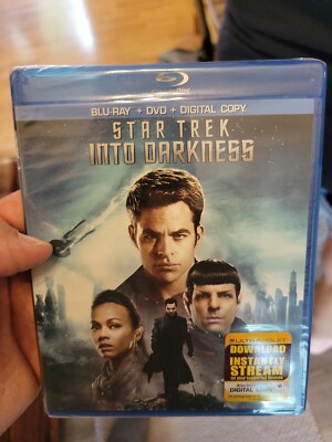 Star Trek Into Darkness (Blu-ray + DVD + Digital Copy) DVD, Peter Weller Sealed