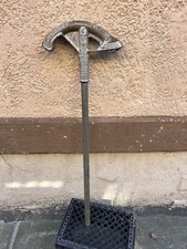 VINTAGE  She's HEAVY  1" EMT Hand Bender Head Iron Conduit Metal Pipe Bender USA