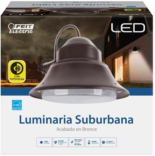 50W Outdoor Energy-Efficient Integrated LED Wall Post Mount Security Area Light - Picture 4 of 4