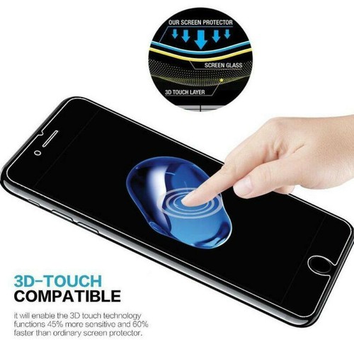 Película protectora de pantalla frontal/trasera de vidrio templado para iPhone X XS Max XR 7 8 Plus 9H - Imagen 5 de 9