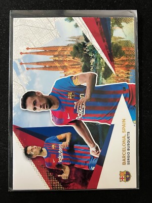 Topps Barcelona (2021-2022) Our City - Barcelona, Spain Sergio Busquets No. 34