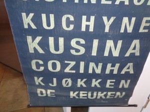 Pottery Barn Kitchen Sign Subway Wall Decor 1 New Ebay