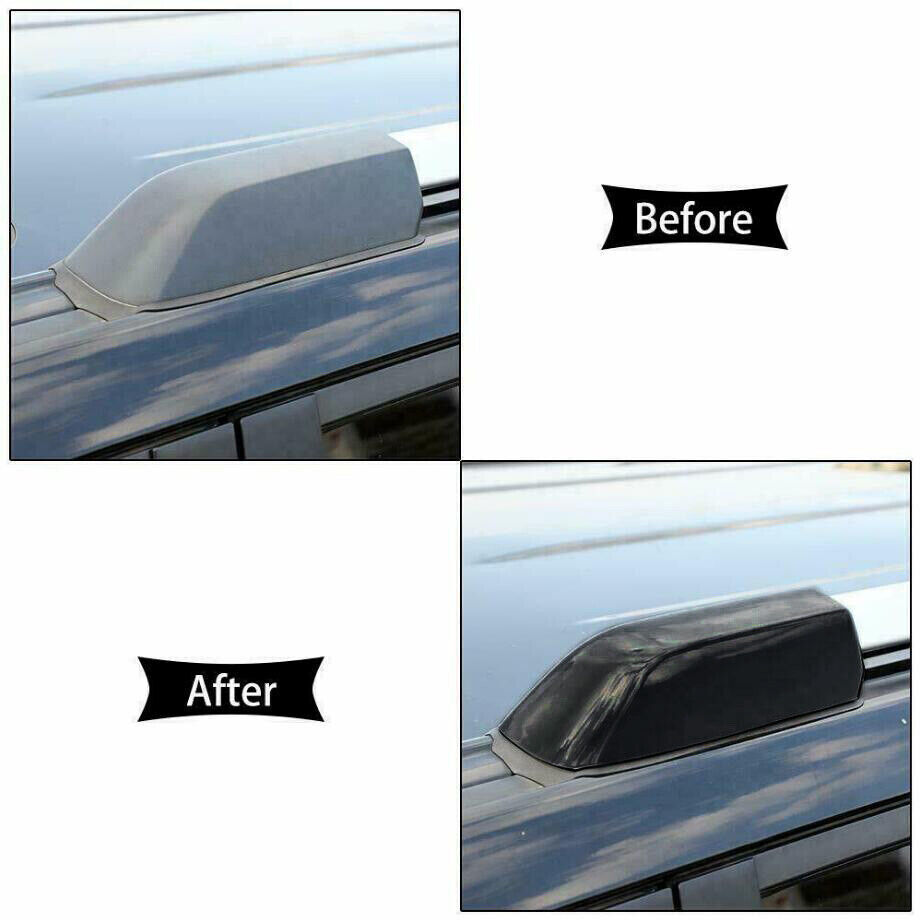 For Toyota 4Runner 20102023 ABS Black Look Roof Rail Rack End Cover