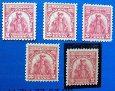 Single US 2¢ coil Stamp SC #657 John Sullivan Expedition MNH, 1929.