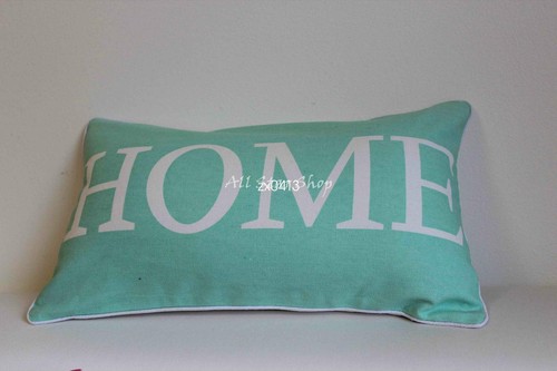 Art Green Pink Lime Aqua Home Decor Cotton CUSHION COVER Throw PILLOW CASE 18" - Picture 8 of 10