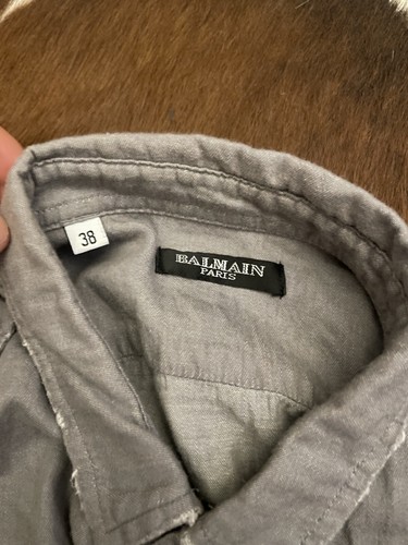 Decarnin Balmain SS11 Campaign longlseeve emblem shirt - Picture 3 of 8