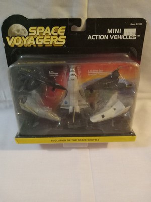 1999Space Voyagers Mini Action Vehicles Evolution of the Space Shuttle Damage Bx