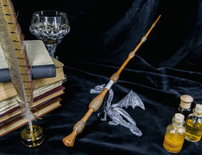 #ad 3D Printed Full Size Magic Wand For Wizard Cosplay Witchcraft Warlock Costume $20.00