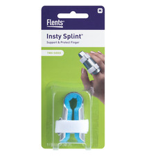 Finger Splint Brace support trigger flent Medium pcs Straightening protect blue