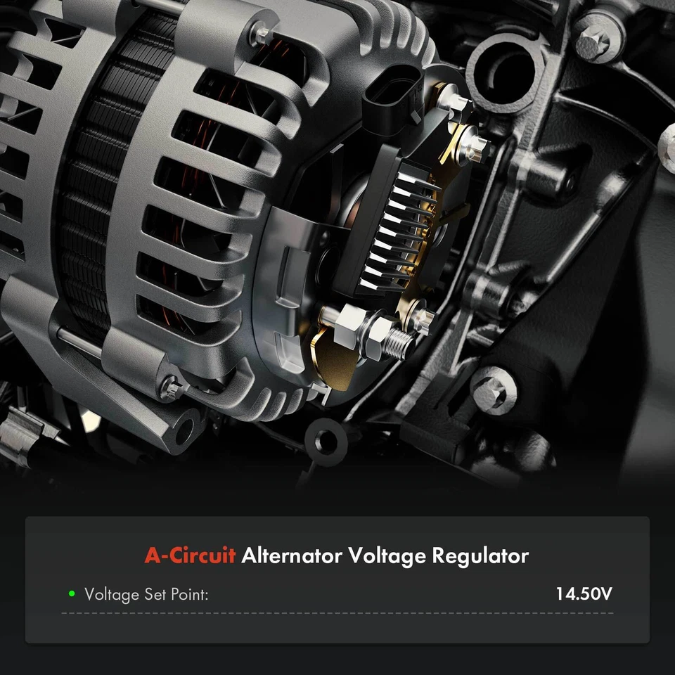 Regulador de voltaje del alternador para Ford E350 Econoline F-Super Duty B+:15.5 S:14.5 Foto 2 de 4