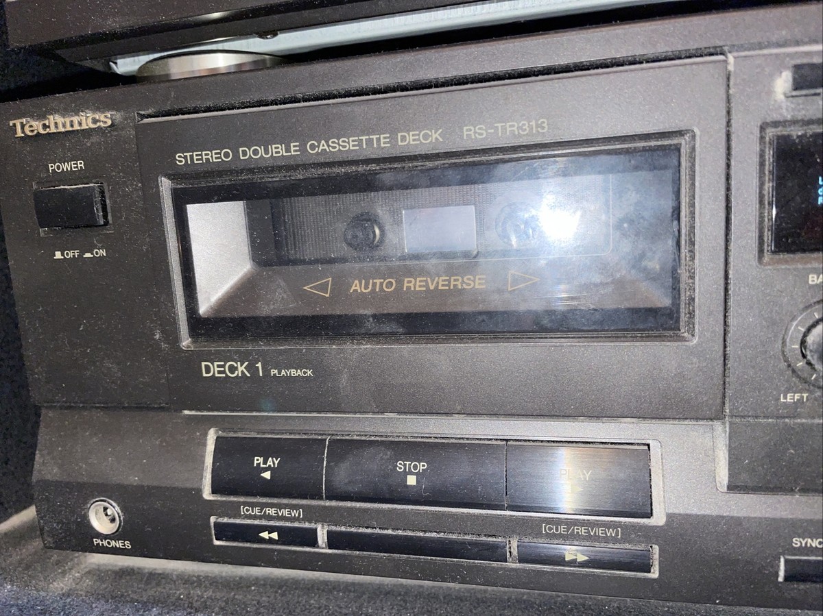 Technics HX Pro Tape Cassette Player Recorder RS-TR313 Dual Double