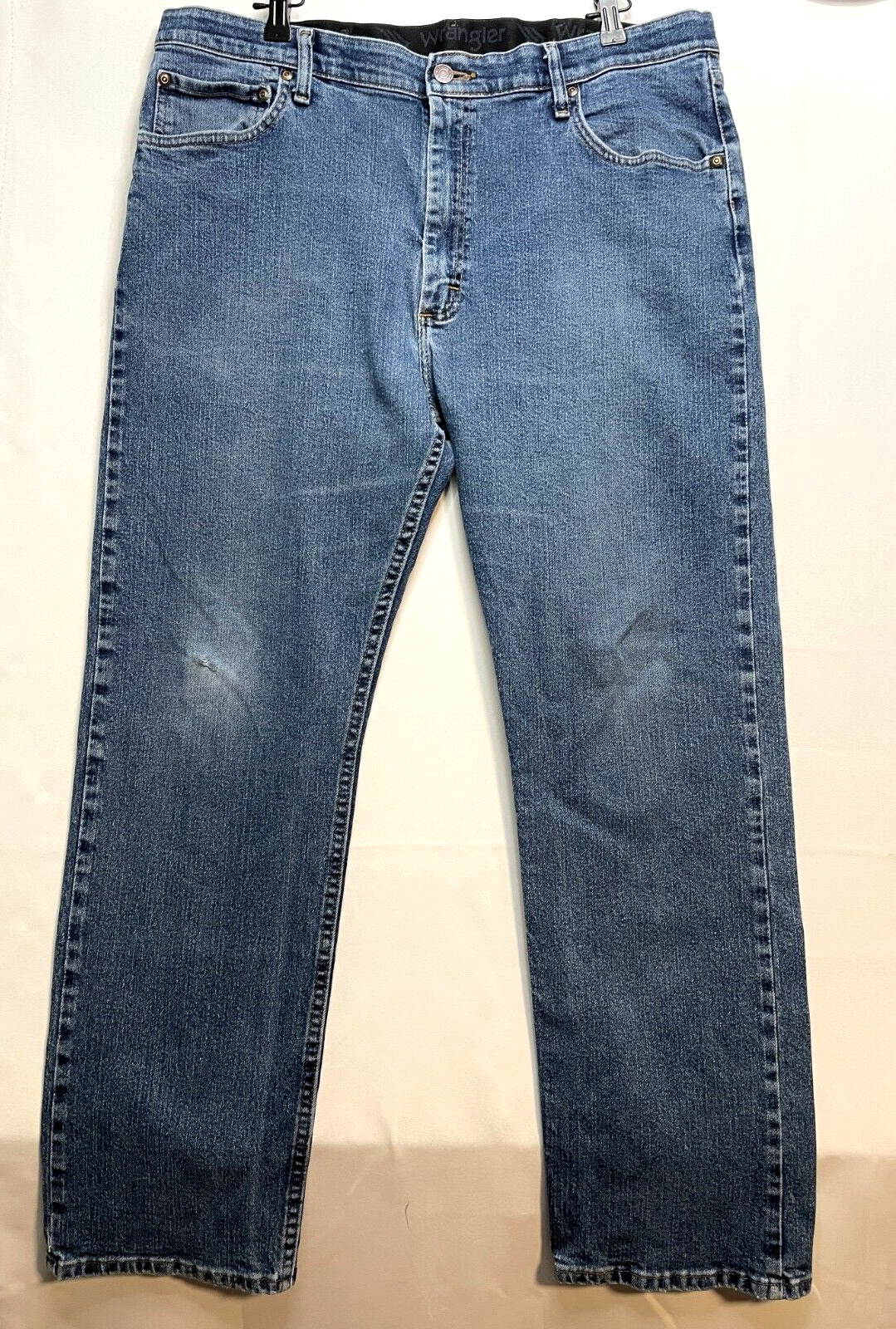 Mens 37 X 30 Comfort Flex Waist Tapered 96cfwsw Blue