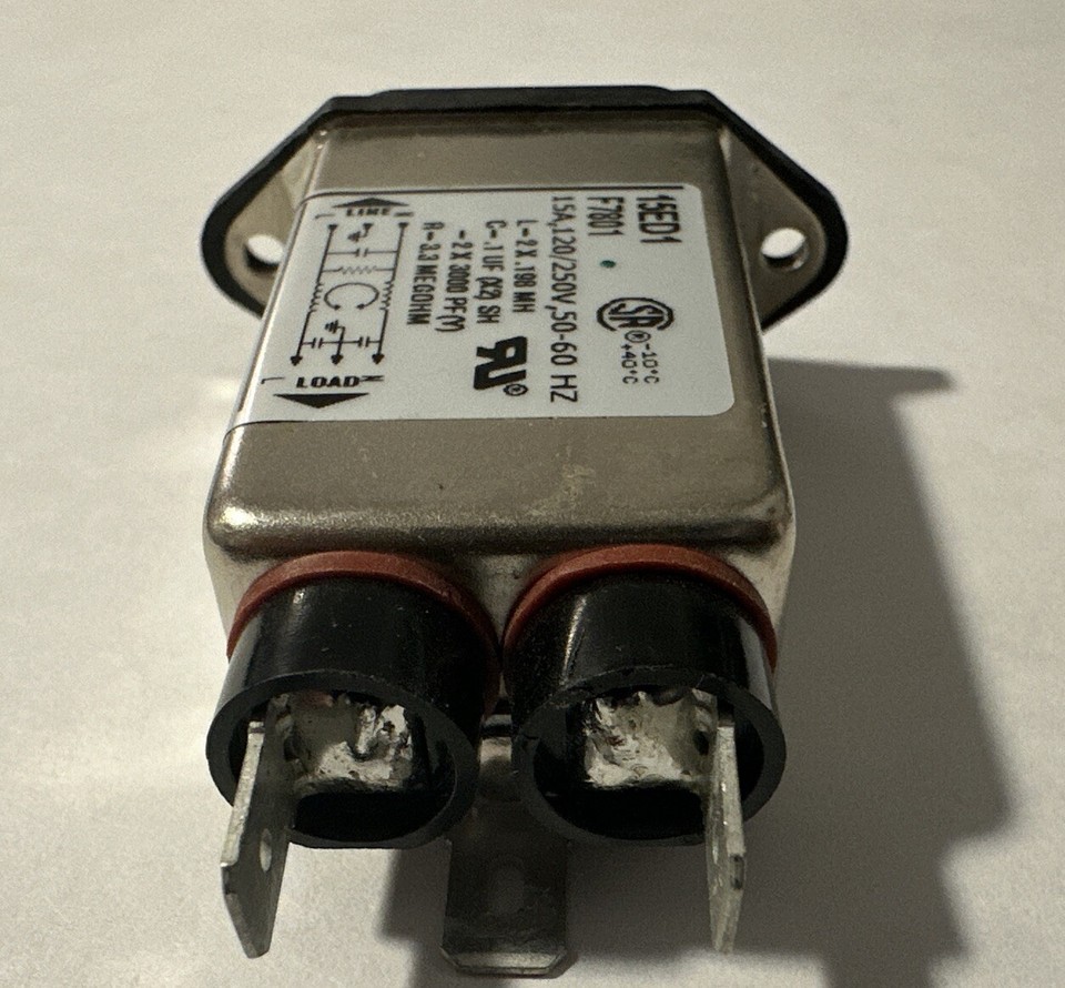 Corcom EMI Filter 15A,120 250V AC 50/60Hz 15ED1 F7801 | eBay
