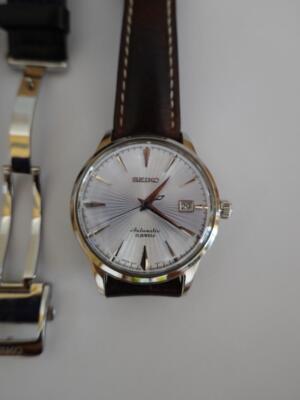 Seiko SARB065 Cocktail Time Automatic 6R15 40mm Blue Dial with