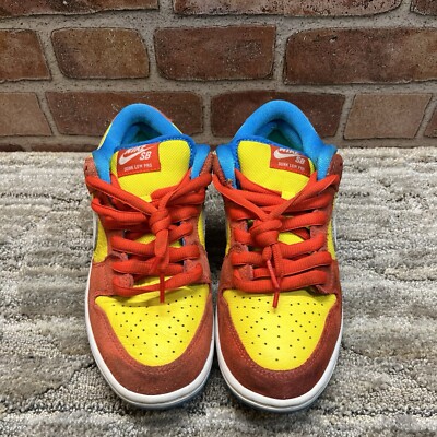 Nike SB \'Bart Simpson\' 9.5M BQ6817 602 Nike SB Dunk Low Pro Bart Simpson | eBay main image 3
