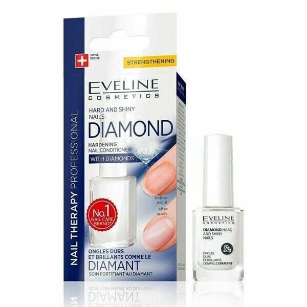 Eveline Hardening Nail Conditioner with Diamond Protects and Strengthens 12ml