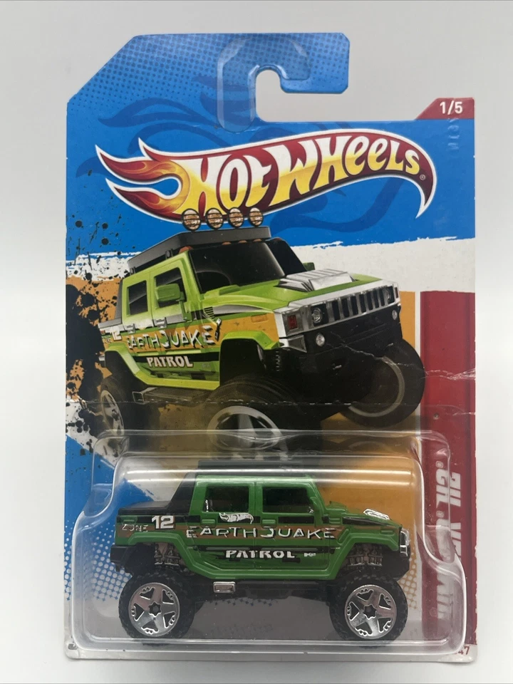 Hot Wheels 2008 новые модели Hummer H2 SUT лот из 2 цветовых вариаций Patrol 1/64 - Изображение 4 из 4
