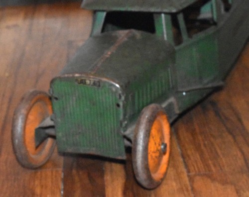 RARE STEEL CRAFT Vintage 1920s Inter City Bus Pressed Steel Craft Toy Vehicle - Picture 12 of 12