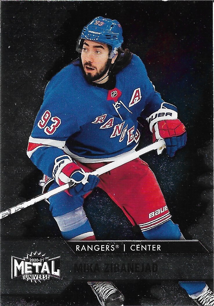 Mika Zibanejad #93 - 2020-21 Skybox Metal Universe - Base