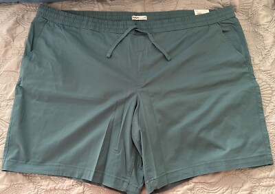NWT - Sonoma Shorts 4XB, BAMA BAYOU/TEAL, Above Knee Stretch 9'' Inseam Mens