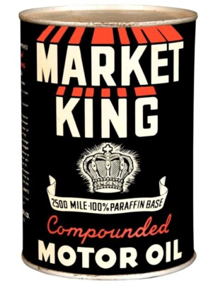 Market King Motor Oil NEW Metal Sign: LARGE SIZE 12 X 16- Free Shipping