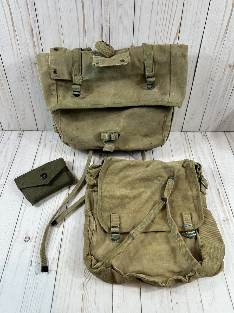 アメリカ軍実物 M41ハーバーザック WW2 USMC M1941 Haversack