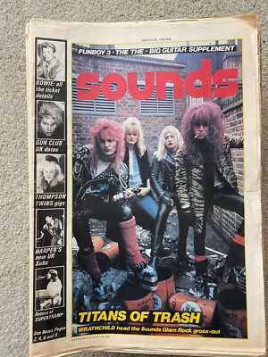 Sounds Music Magazine 2nd March 1983 Minutemen Wrathchild Funboy 3
