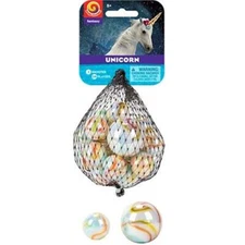 Mega Marble UNICORN MARBLE NET 24 Player Marbles & 1 Shooter Marble