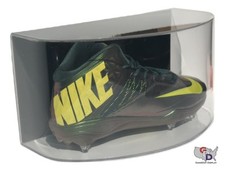 Curved Shoe Wall Mount Acrylic Display Case Large size 17 UV Basketball Football