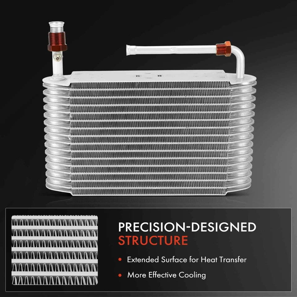 Núcleo evaporador de aire acondicionado de aluminio para Chevrolet Corvette 1985-1989 placa y aleta de 5,7 L Foto 4 de 4