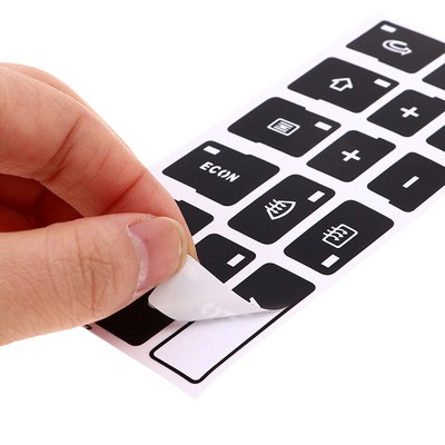 Car Air Condition AC Climate Control Button Repair Stickers Decals for A4 B6'YH