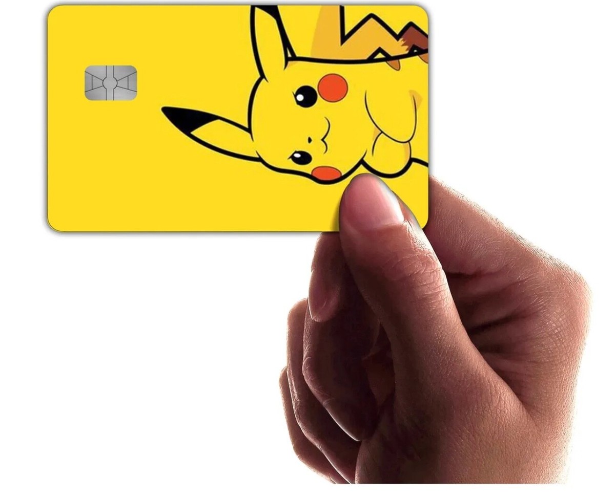 credit card stickers pokemon Amazon.com: ExodusHOP Holographic Credit Card Skin Sticker Cover, Black,  Anime Style, Waterproof, Vinyl, Standard Credit Card Size : Office Products