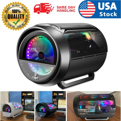  tui De Bureau Rond USB3 0 PC Space Capsule Design MATX ITX tui Pour 