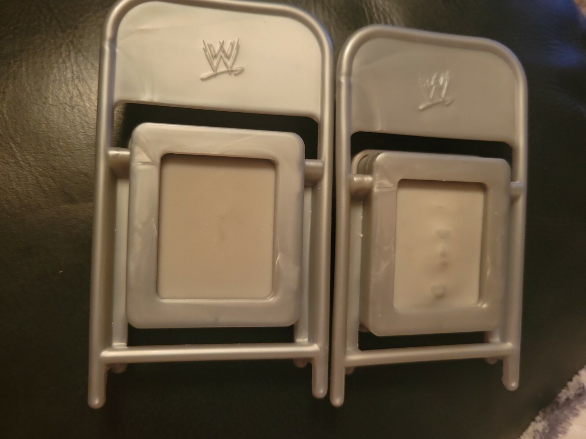 2 @WWE Jakks FACE IMPRINT CHAIR Wrestling Figure Toy 2 @WWE Jakks FACE IMPRINT CHAIR Wrestling Figure Toy