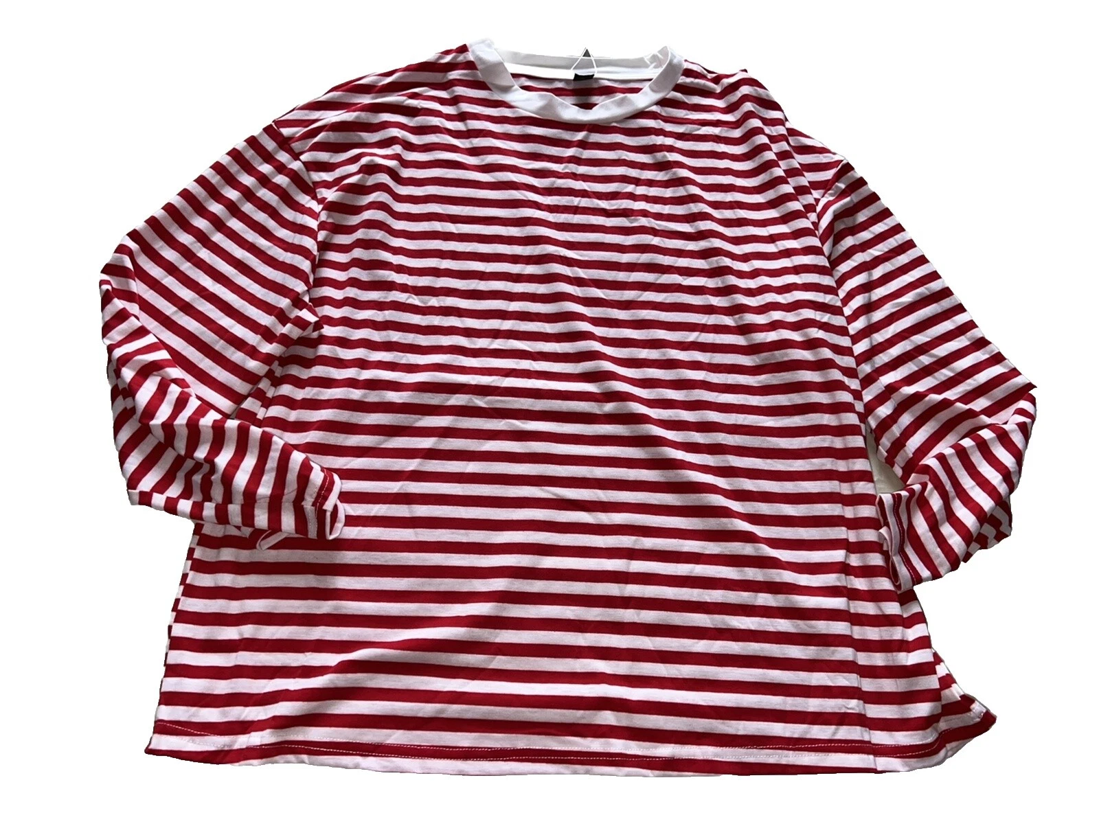 Striped Plus Blouse Tops for Women