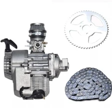 2 Stroke 49 cc Engine Motor Assembly fit Sprocket Mini Pocket Dirt Bike ATV Quad