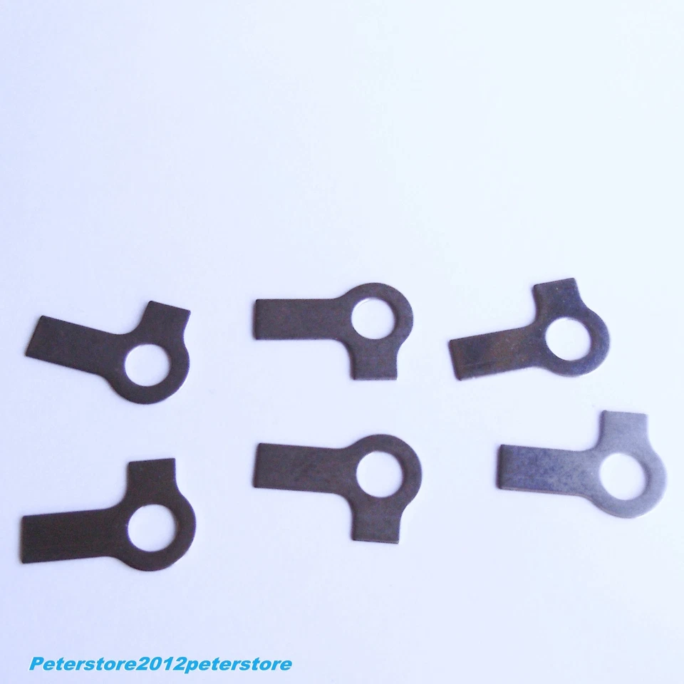 Sicherungsbleche mit 2 Lappen DIN 463 Edelstahl VA M4 M5 M6 M8 M10 M12