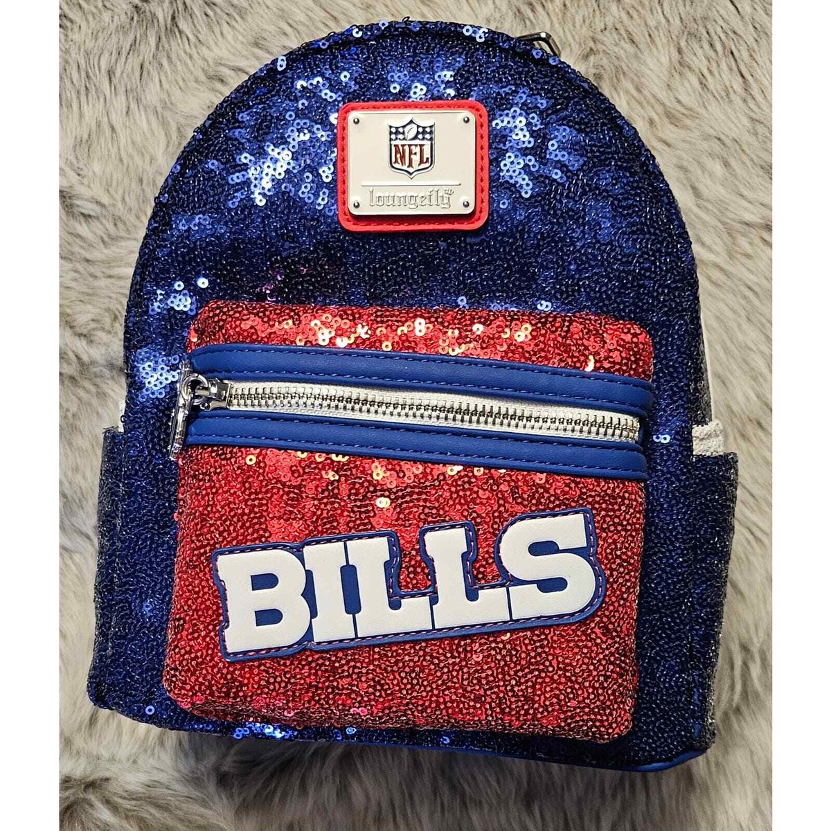 Loungefly NFL Buffalo Bills Sequin Mini Backpack | eBay