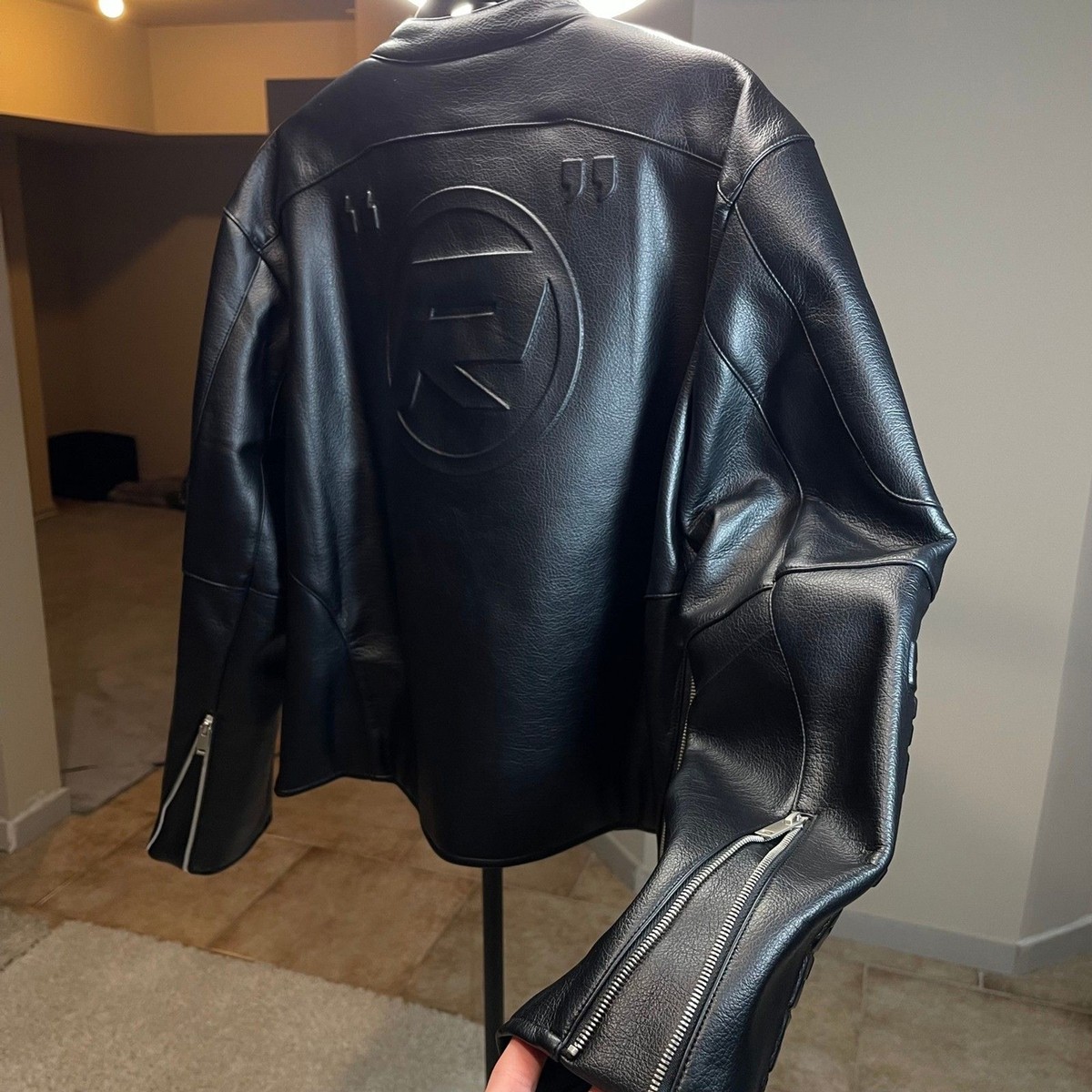 RYE CHASIN Cropped Racing Leather Jacket | eBay RYE CHASIN Cropped Racing Leather Jacket | eBay