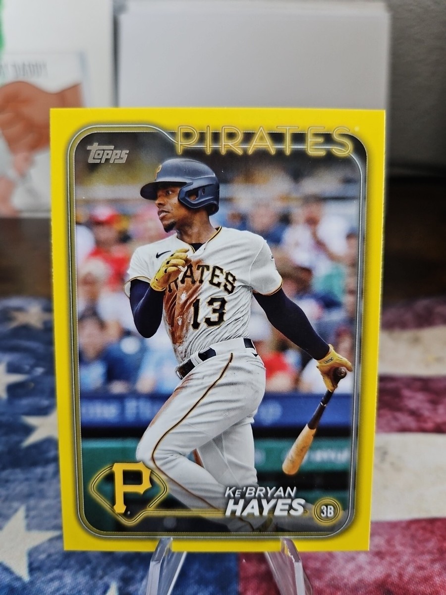 2024 Topps Series 1 Yellow Parallel Ke'Bryan Hayes #218 Pirates | eBay