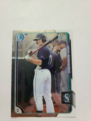 2015 Topps Baseball Card Bowman Chrome. Jack Reinheimer BCP108